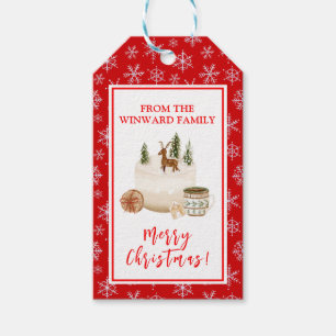 Holiday Baking Christmas Cake Gift Tags