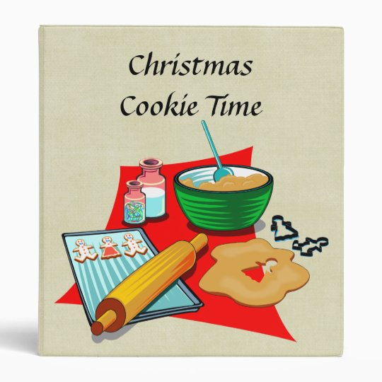 Holiday Baking Christmas Cookies Ingredients Baker Binder