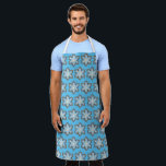 Holiday Baking Christmas Hanukkah Snowflake Cookie Apron<br><div class="desc">All-over-print apron features an original marker illustration of a blue snowflake shaped sugar cookie.

This design is also available on other products. Don't see what you're looking for? Need help with customization? Contact Rebecca to have something designed just for you.</div>