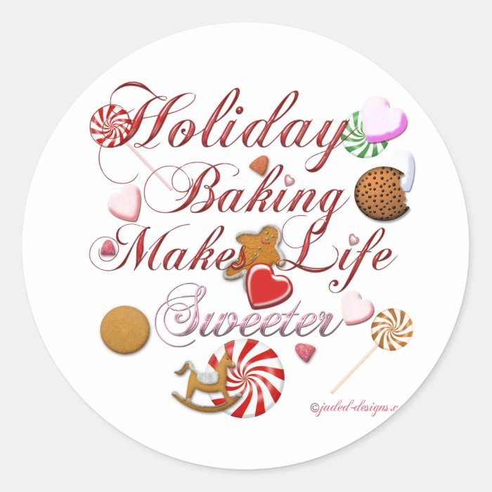 Holiday Baking Sticker