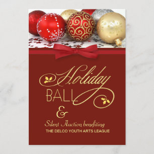 Holiday Ball & Charity Event Invitation