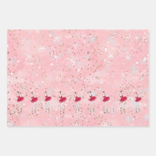 Holiday Ballerina Christmas Wrapping Paper