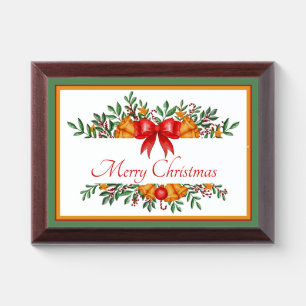 Holiday banner Plaque
