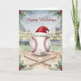 Holiday Baseball Christmas Cards