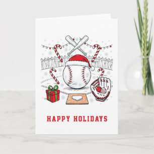 Holiday Baseball Christmas Cards