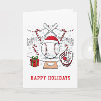 Holiday Baseball Christmas Cards