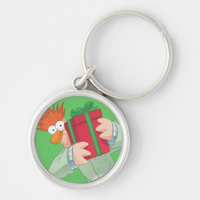 Holiday Beaker Keychain (Front)