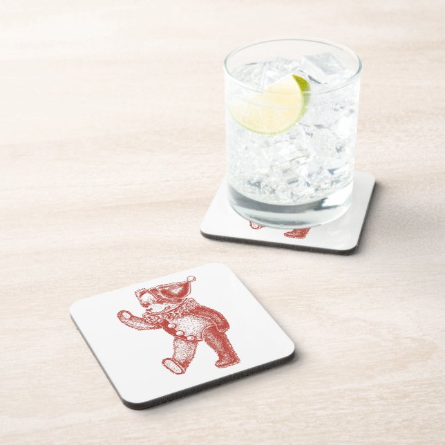 Holiday Bear Coaster (Right Side)