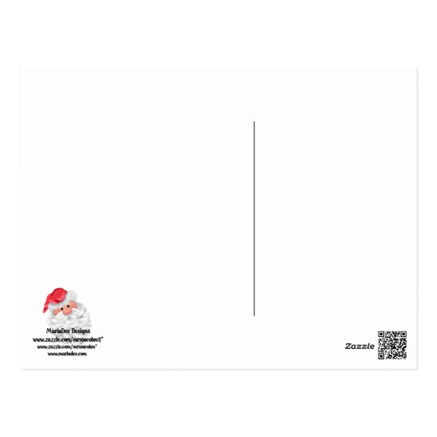Holiday Bells Design 1 - Christmas Postcard