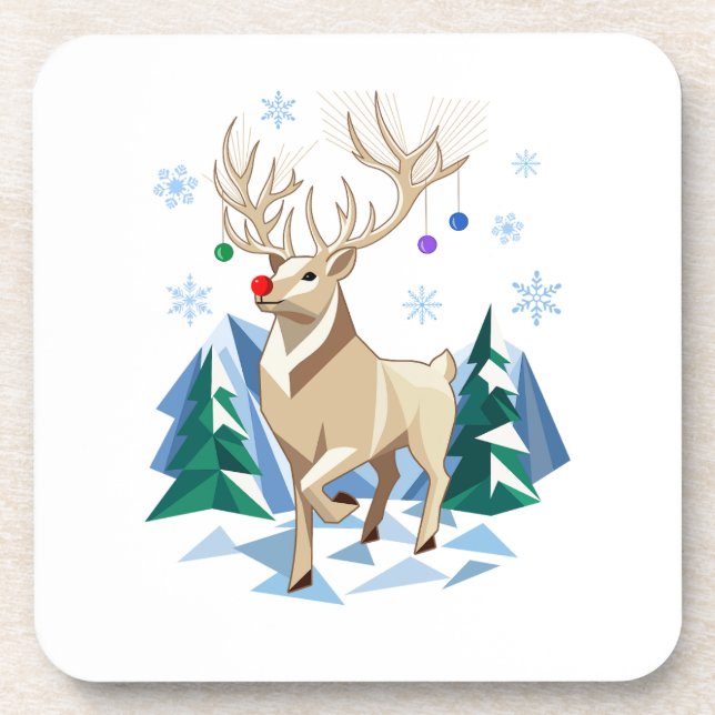 Holiday  beverage coaster (Front)