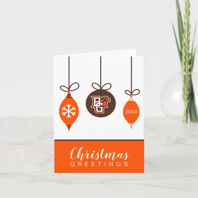 Holiday | BG Falcons Card (Front)