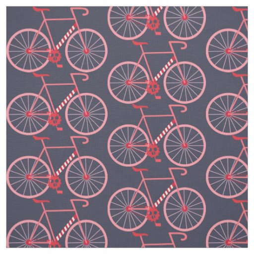 Holiday Bicycles Fabric