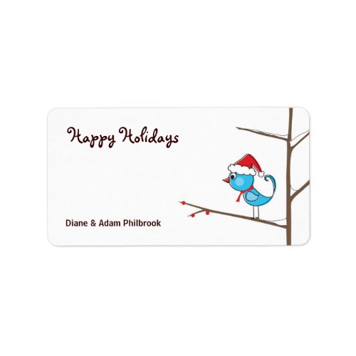 Holiday Bird Gift Tags