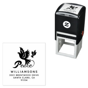 Holiday Bird of Peace Family Self-inking Stamp