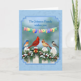 Holiday Birds & Christmas Garland