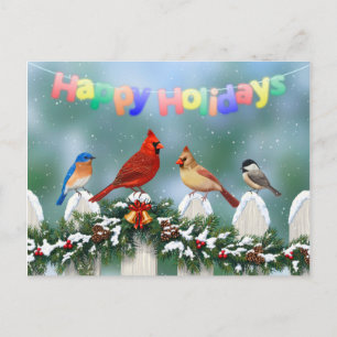 Holiday Birds & Christmas Garland