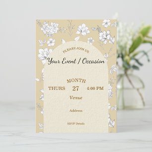 Holiday Birthday Wedding Generic Customize  Invitation