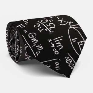 Holiday Blackboard Pattern  Neck Tie