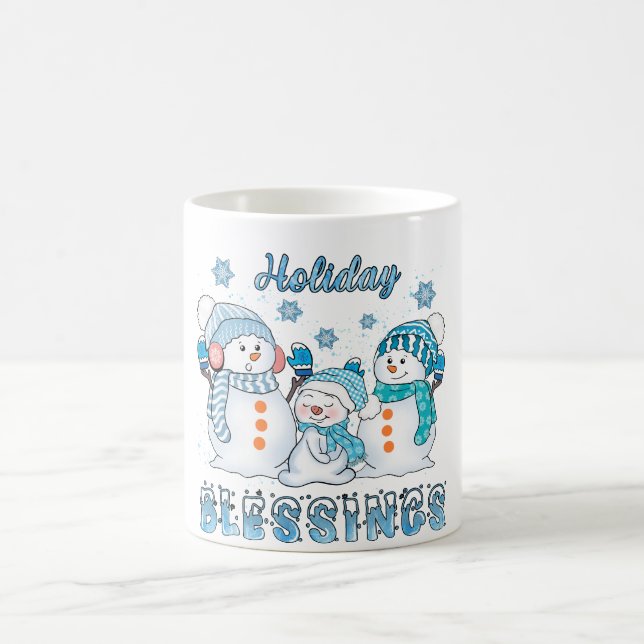 Holiday Blessings From the Frosties Coffee Mug (Center)