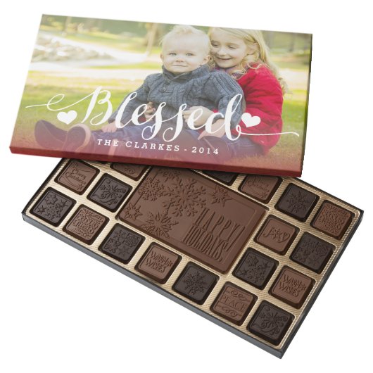 Holiday Blessings | Holiday Box of Chocolates (Opened)