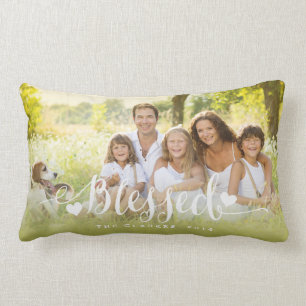 Holiday Blessings   Holiday Photo Throw Pillow