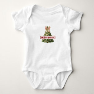 Holiday Bodysuit for Baby – Very First Christmas