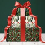Holiday Botanical and Christmas Tree Wrapping Paper Sheets<br><div class="desc">Wrap your gifts in festive style with these holiday botanical and Christmas tree wrapping paper sheets. This set of three coordinated designs features lush greenery, bright red berries, and charming Christmas trees, adding a natural, cozy touch to your holiday presents. Ideal for those who love a rustic or nature-inspired Christmas...</div>