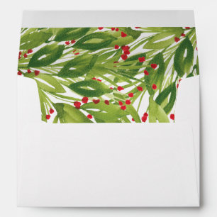 Holiday Bouquet Envelope