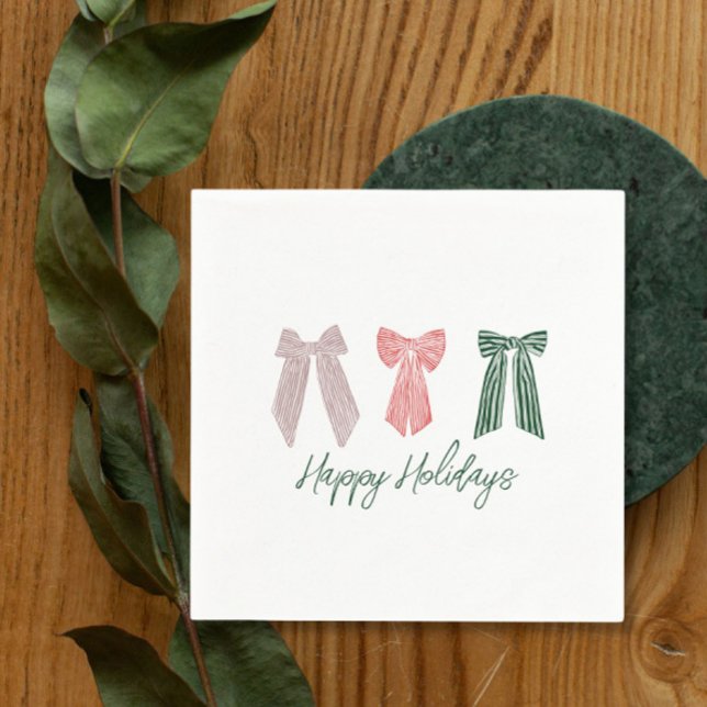 Holiday Bows  Napkins (Creator Uploaded)