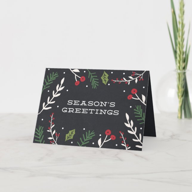 HOLIDAY BRANCHES | HOLIDAY GREETING CARD (Front)