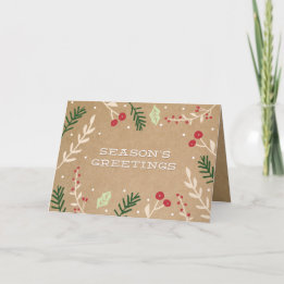 HOLIDAY BRANCHES | HOLIDAY GREETING CARD