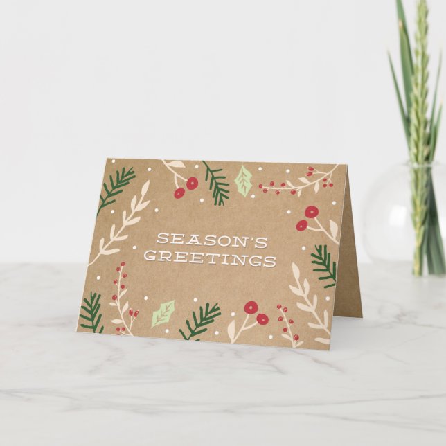 HOLIDAY BRANCHES | HOLIDAY GREETING CARD (Front)