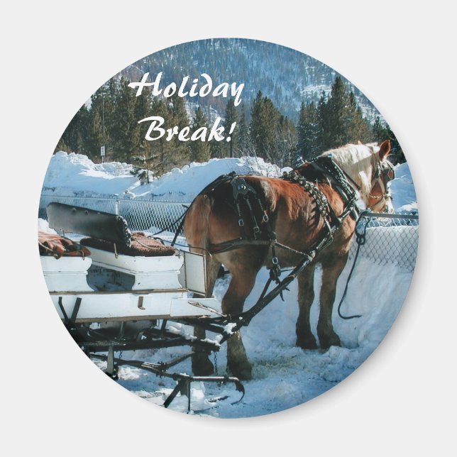 Holiday  Break Magnet (Front)
