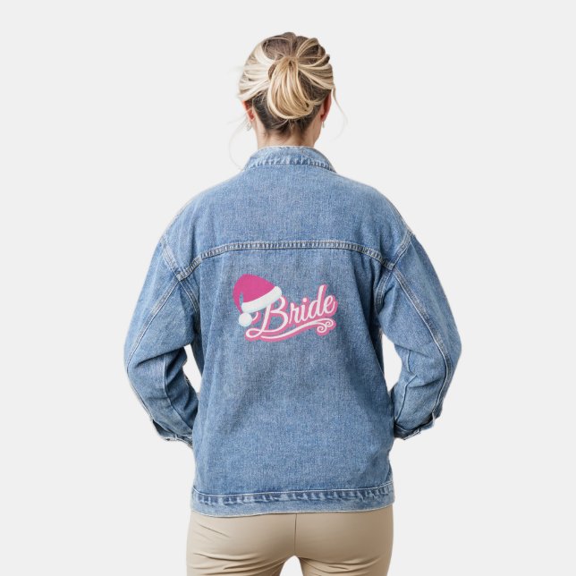 Holiday Bride Denim Jacket pink (Model)