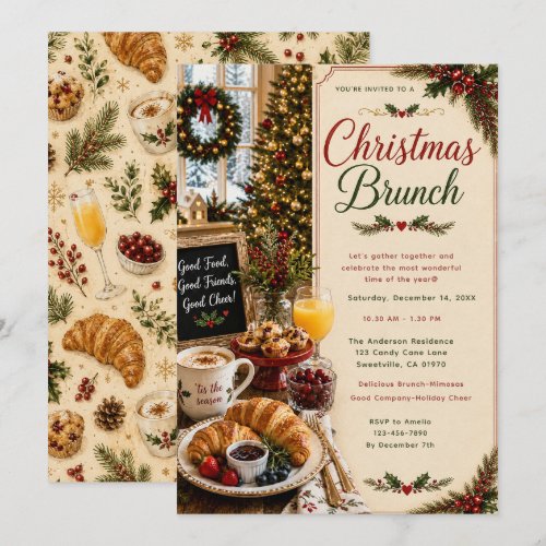 Holiday Brunch Gathering Invitation