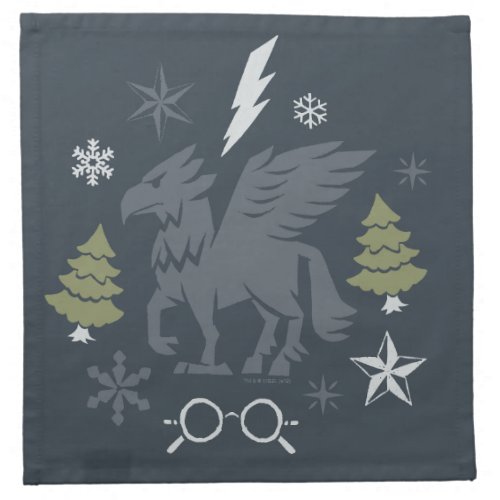 Holiday Buckbeak Winter Graphic Cloth Napkin