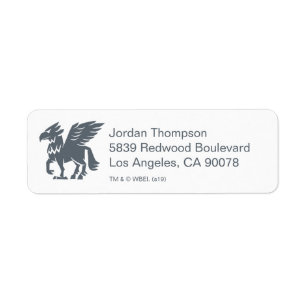 Holiday Buckbeak Winter Graphic Label