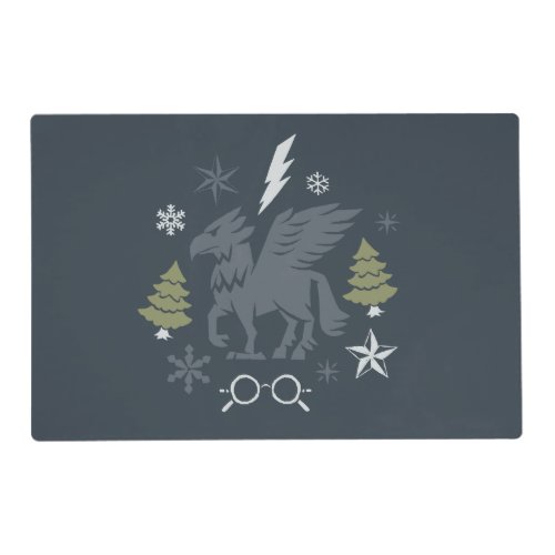 Holiday Buckbeak Winter Graphic Placemat