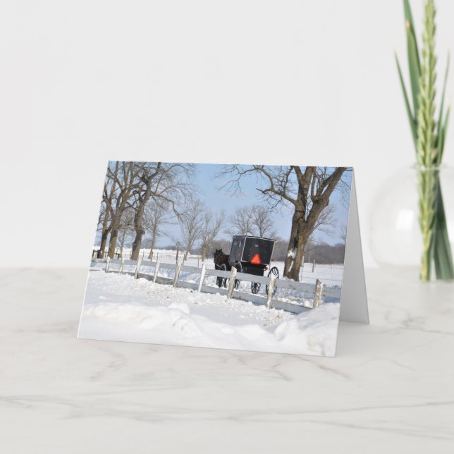 Holiday Buggy Drive Card (Front)