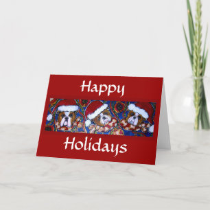 Holiday Bulldog Cards