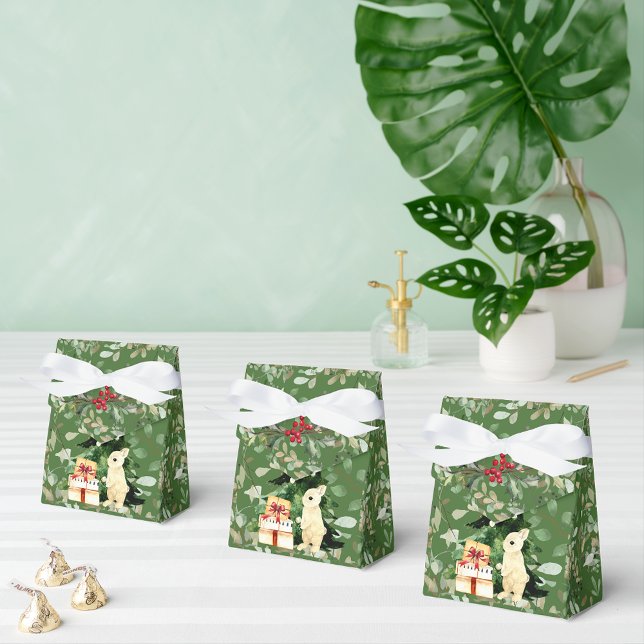 Holiday Bunny 2 Favor Boxes (Creator Uploaded)