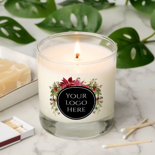 Holiday Business Corporate Logo Christmas Gift Scented Candle