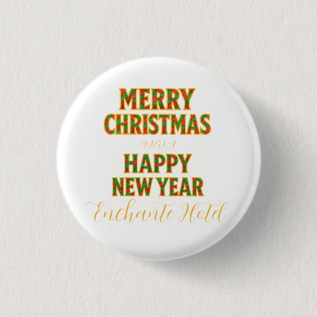 Holiday Button (Front)