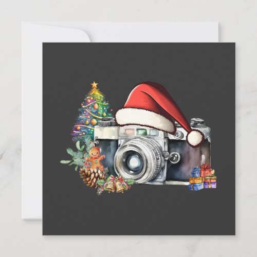 Holiday Camera Photographer Card