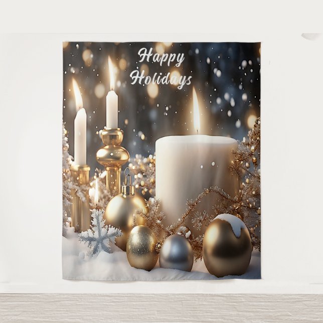 Holiday Candles Backdrop (Front)