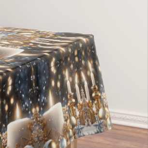 Holiday Candles Tablecloth