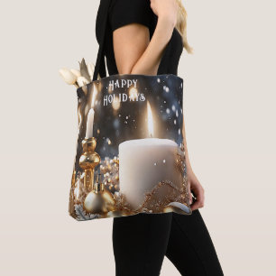 Holiday Candles Tote Bag
