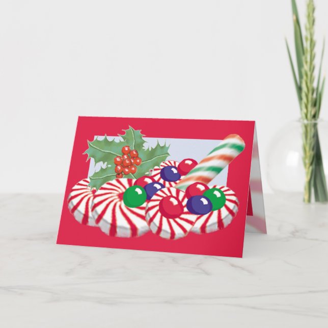 HOLIDAY CANDY Card (Front)