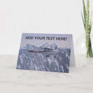 Holiday Card - Airplane