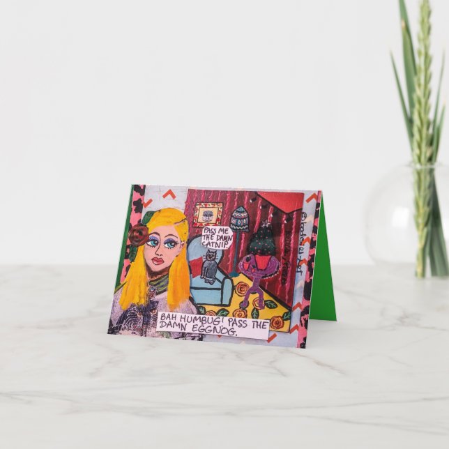 Holiday card BAH HUMBUG (Front)